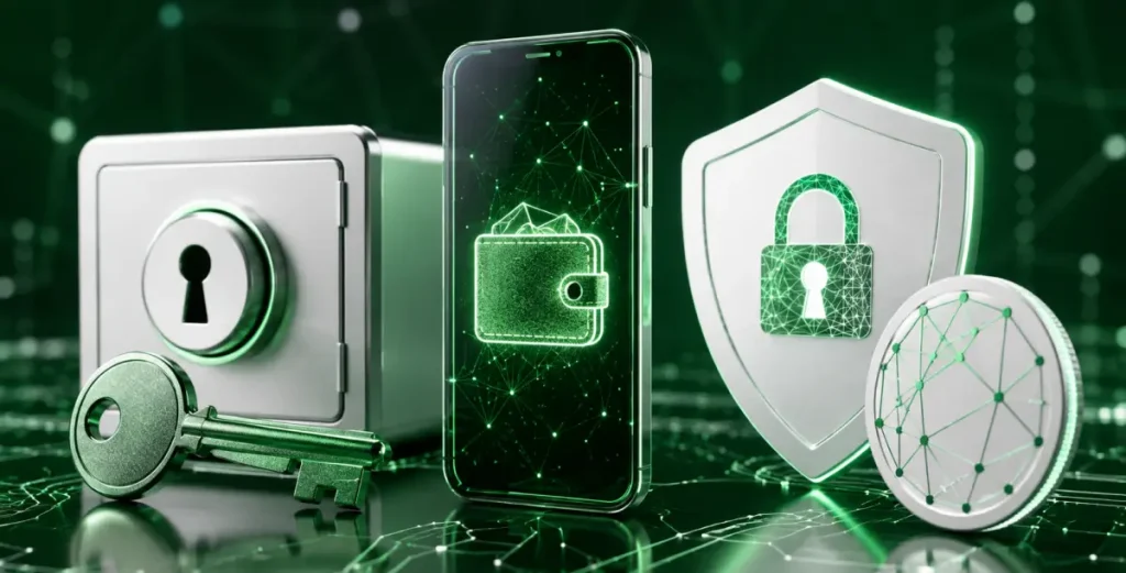 private keys, public keys, and hot wallets interacting to secure transactions